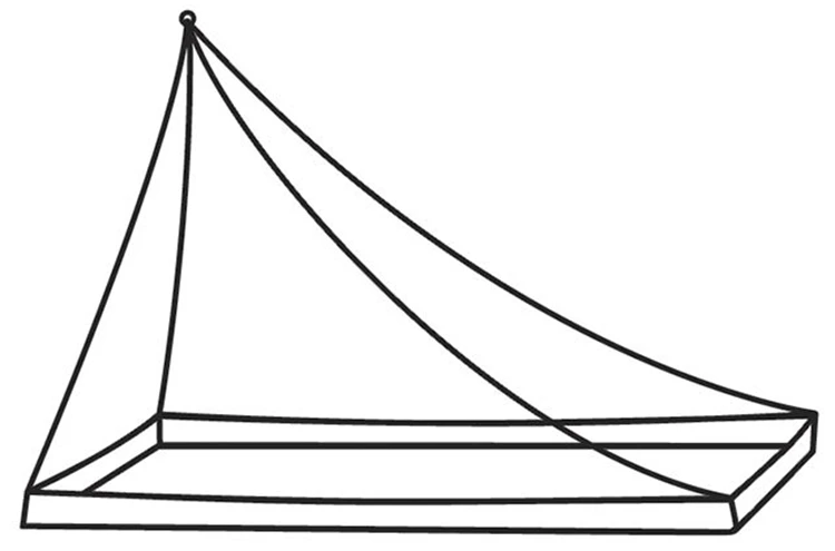 Cocoon Outdoor Musquitonet Single Klamboe - Afbeelding 4