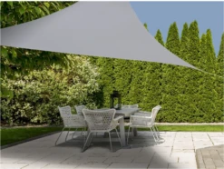 Schaduwdoek Driehoek Grijs Kl