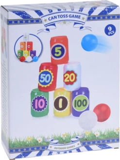 Soellaart Blikwerp Spel Set 9 Stuks Spel & Speelgoed