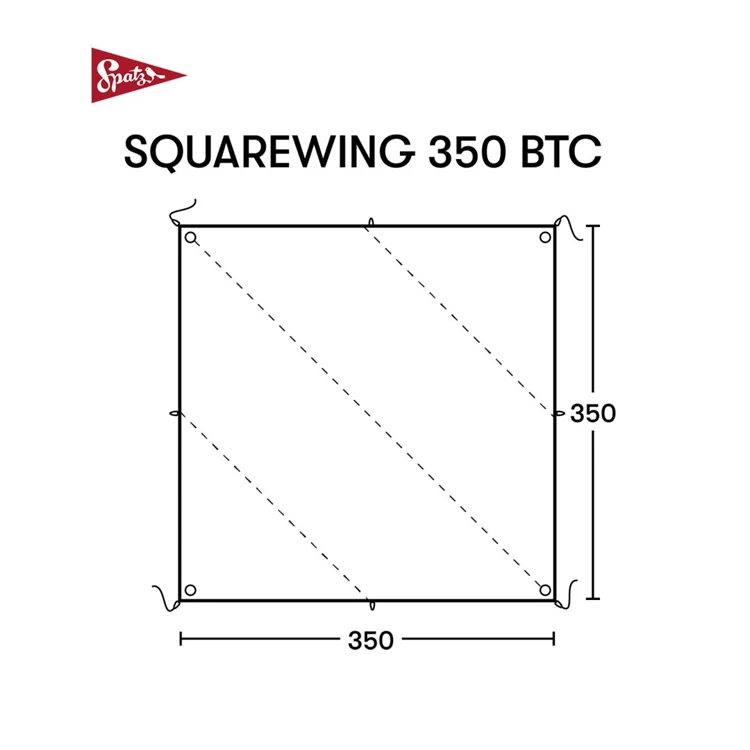 Spatz Tarp Squarewing 450 Btc Tarp - Afbeelding 4