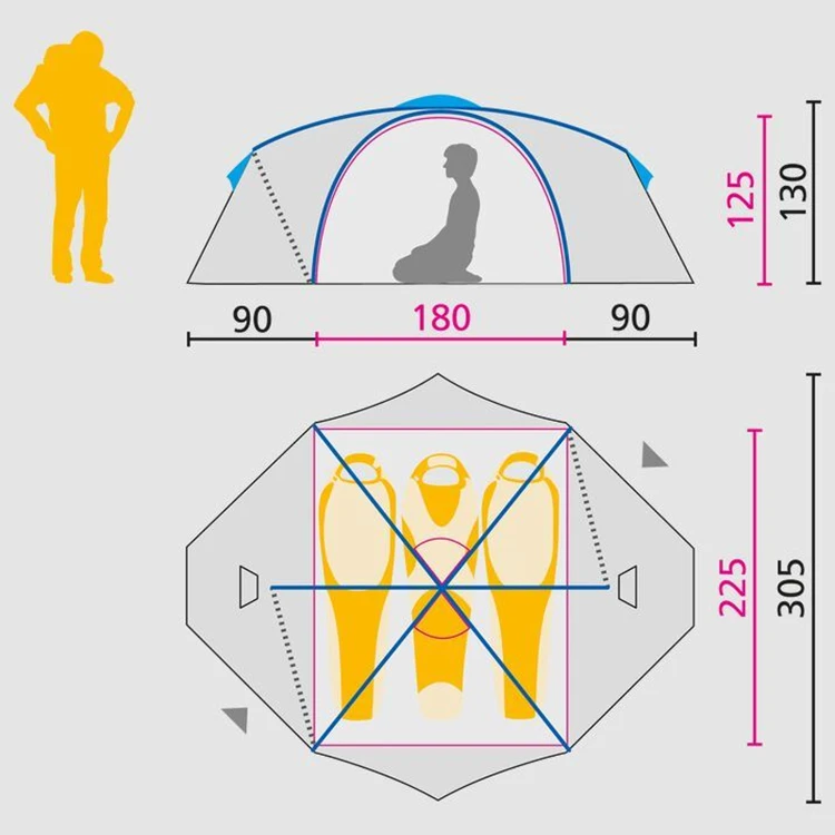 Jack Wolfskin Yellowstone IIi Vent Tent - Afbeelding 2