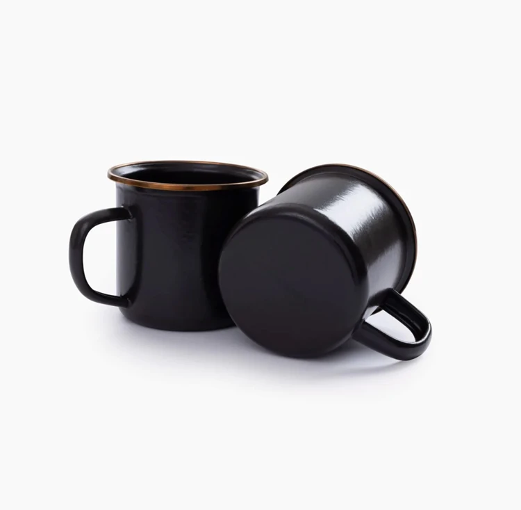 Barebones Cup/Enamel/Set 2 Pcs Drinkbeker En Glazen