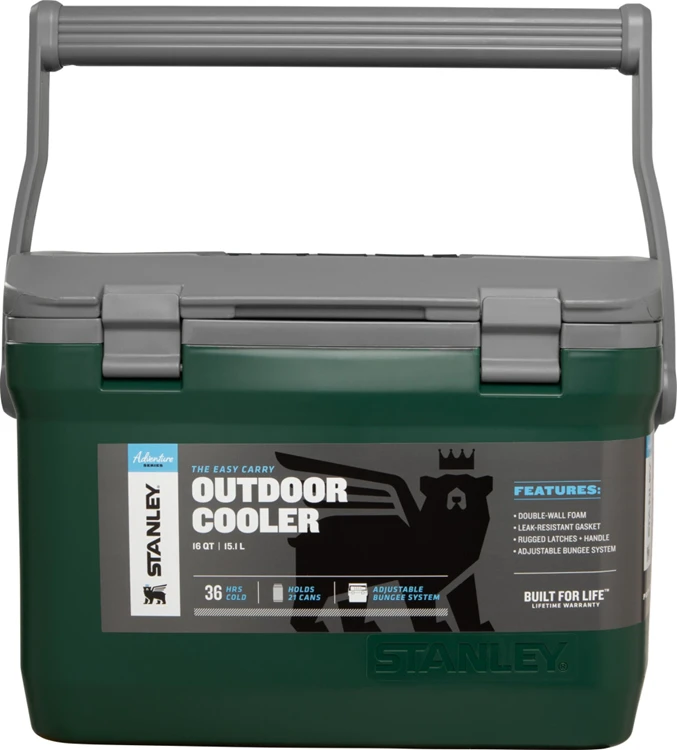 Stanley The Easy Carry Outdoor Cooler 15.1L / 16Qt Groen Koelbox - Afbeelding 2