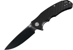 Artisancutlery Tradition Carbon Fiber/ Black Blade Zakmes