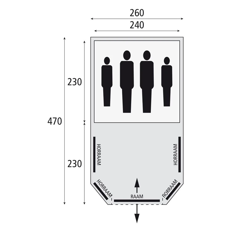 Bardani Airwave 260 Tc Familietent - Afbeelding 2